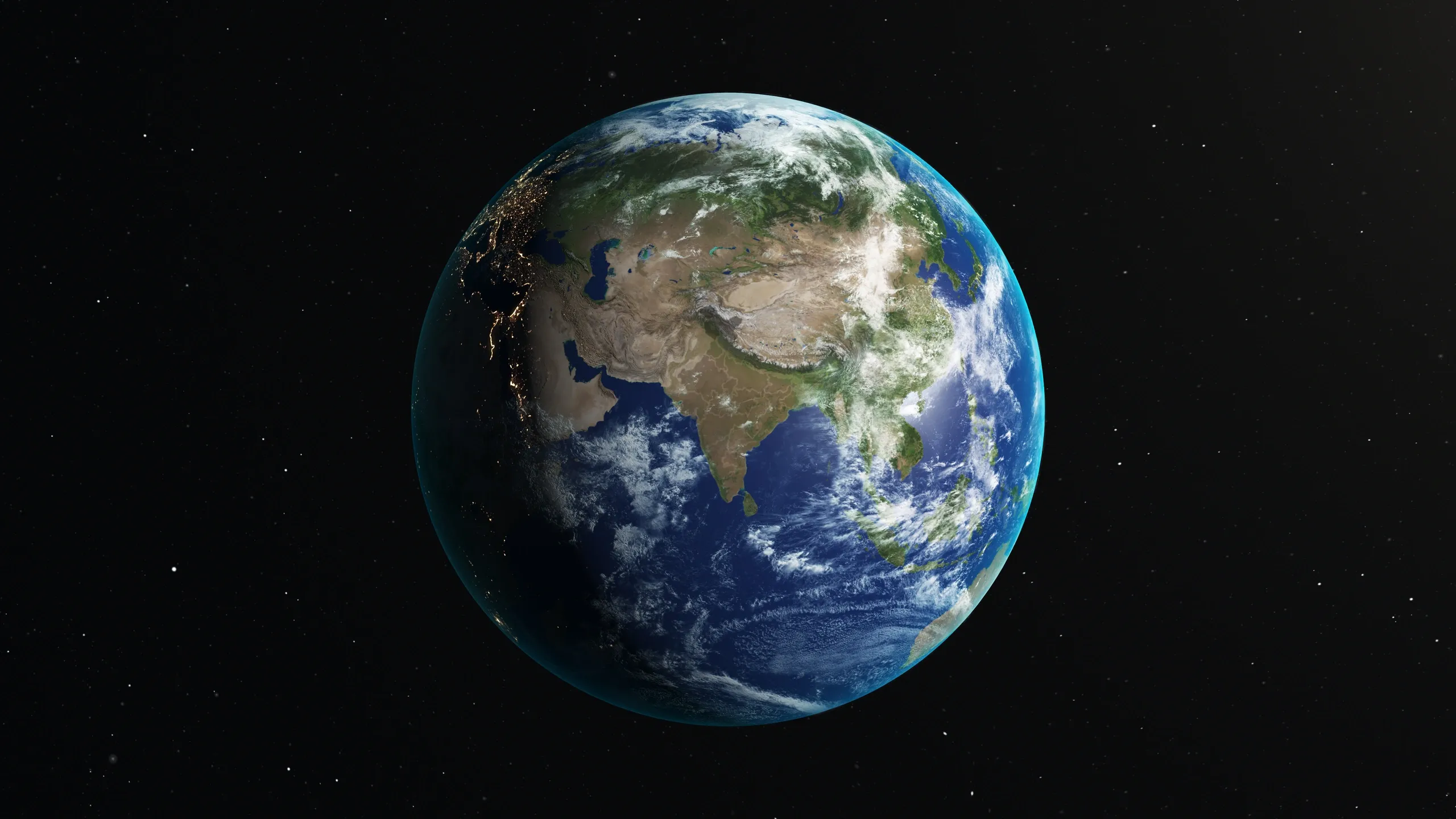Planet Earth viewed from space