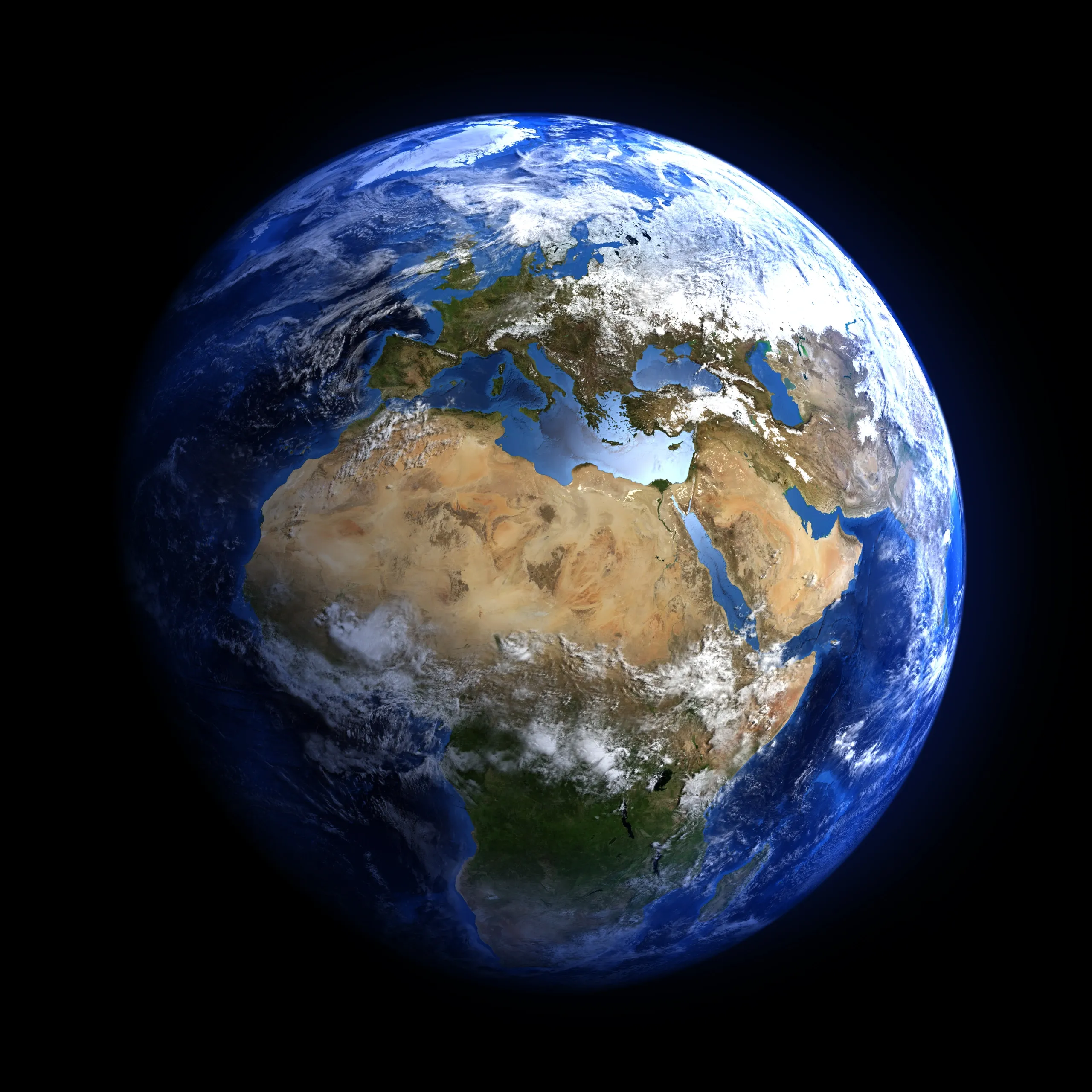 A third visual representing communication across borders